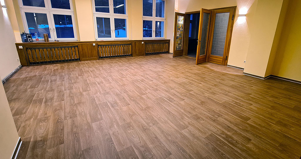 Verlegter Laminatboden