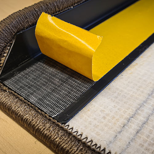 Stufenmatte Rückseite Klebestreifen