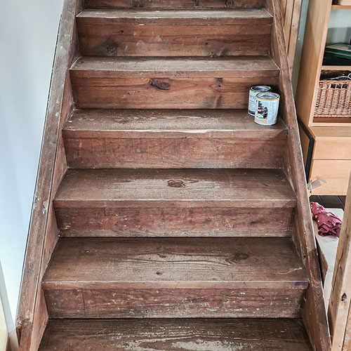 Treppe vorher