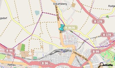 Anfahrtskarte